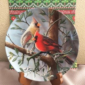 Bird plate Cardinals